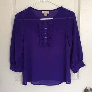 LOFT Purple Blouse